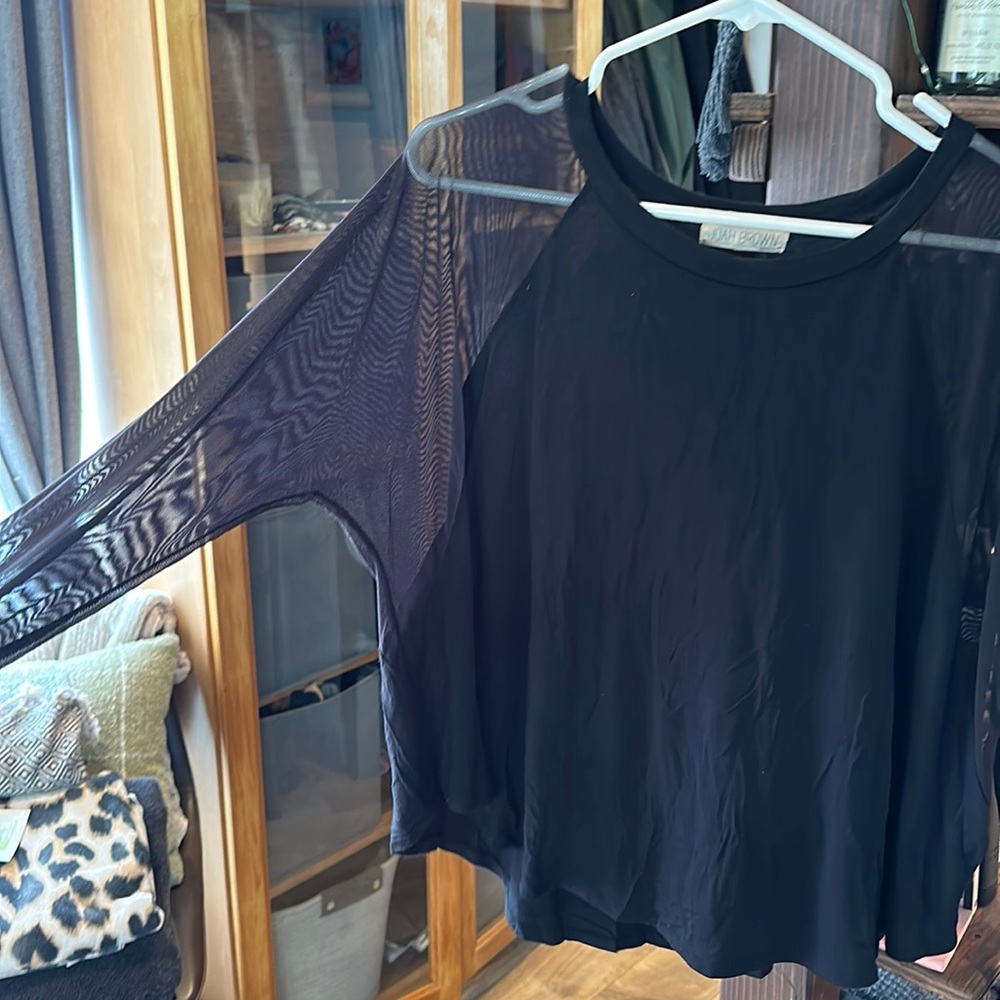 Josh brown long sleeve shirt - mesh sleeves M/L
